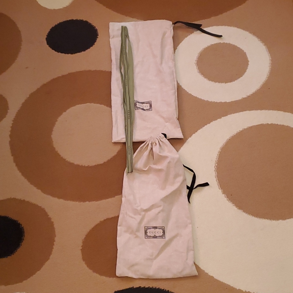 Authentic Gucci Reusable Draw Strings Dust Bags - image 1
